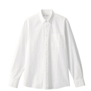 BNWT MUJI Men's Washed Oxford Button Down Long Sleeve Shirt SIZE SMALL